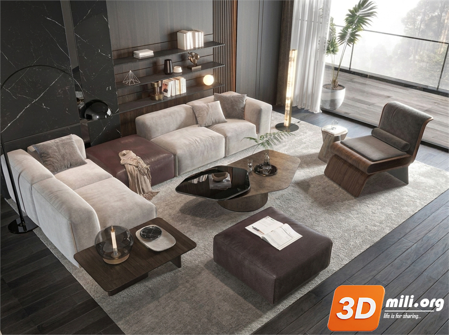 Sofa Minotti Skp Files 